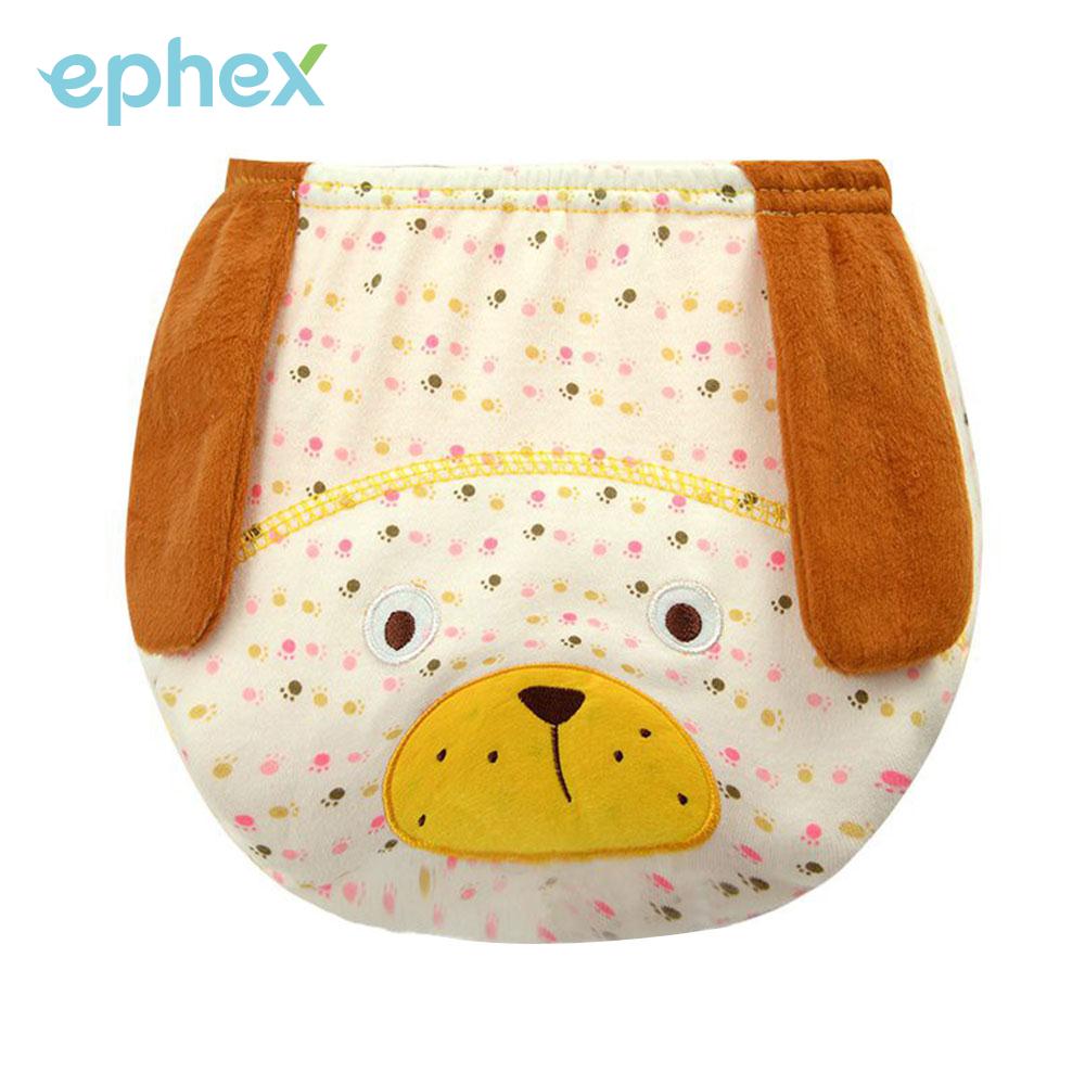 Ephex behageligt vaskbart undertøj baby træningsbukser lækagesikker and / hund / kanin / bjørn åndbar bomuld diape karton