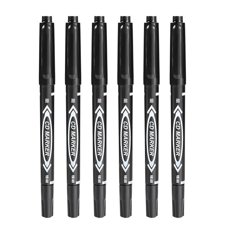 Allecto Plus - Metaalmarker Set van 4 permanente markers voor doe-het-zelf projecten