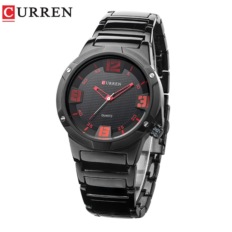 Curren horloges heren luxe analoge klok roestvrij – Grandado