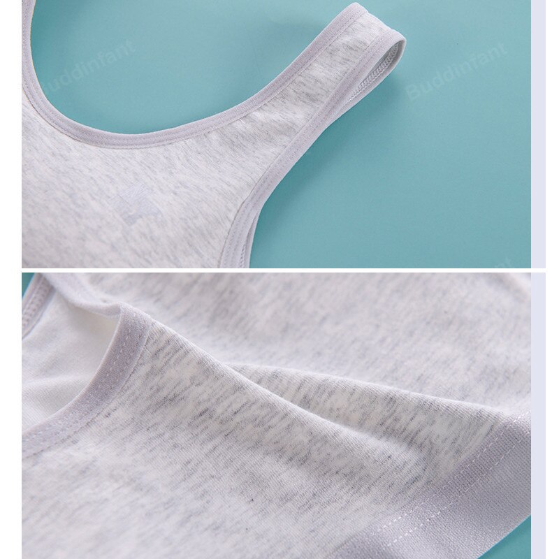 teenage underwear tops crop teens for girls training bra cotton small size padded 12/14/16 year old girls in underwear teen kids