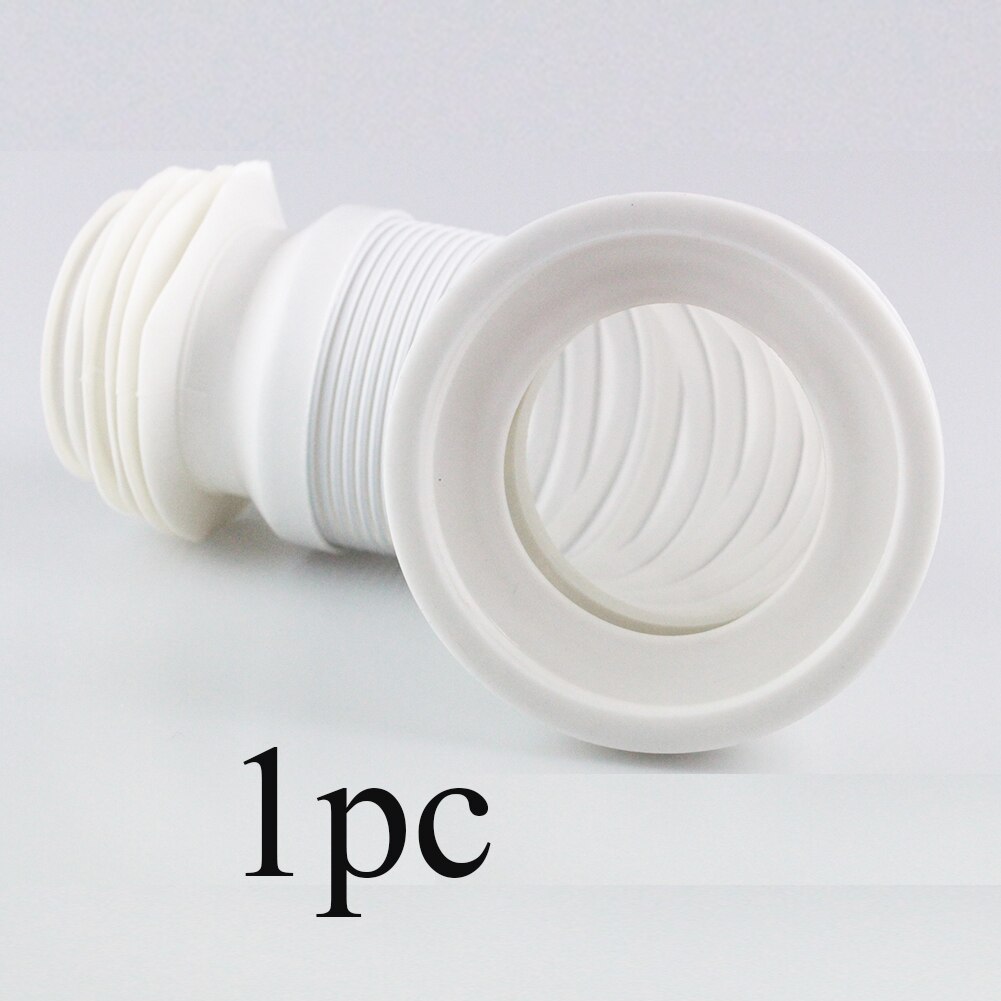 Sewer Tool Drain Pipe Pan Connector Sewage Home Toilet Bowl Flexible WC Accessories Plumbing Universal Durable Hose Displacement