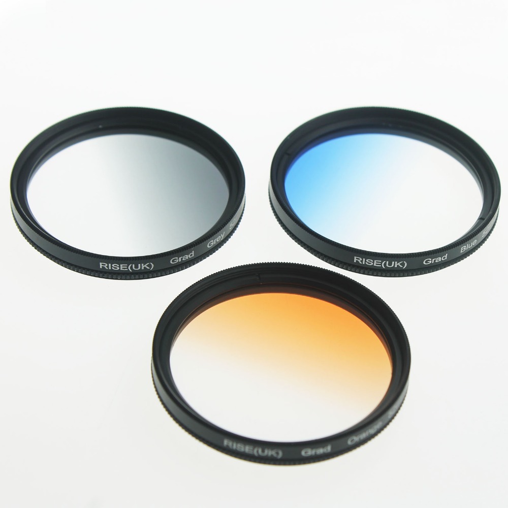 1pcs 58mm Roterende Grad Afgestudeerd Color Lens Filter voor Canon EOS 700D 600D 550D Nikon DSLR SLR Camera