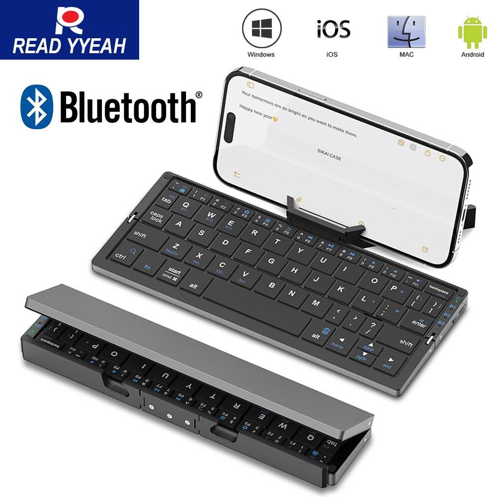 Bluetooth draadloos opvouwbaar toetsenbord geschikt voor Android iOS Windows MAC iPad toetsenbord Mini mobiele telefoon toetsenbordaccessoires