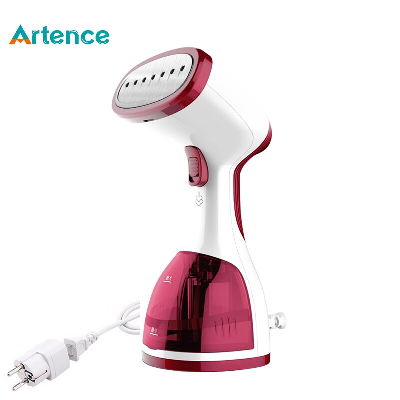 280ml Handheld Fabric Steamer 15 Seconds Fast-Heat 1500W Powerful Garment Steamer for Home Travelling Portable Steam Iron: red