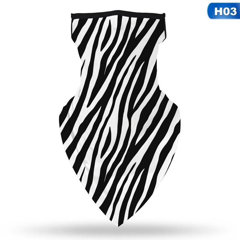 Unisex Bandana Tube Head Scarf Neck Gaiter Face Shield Mouth Cover Triangle Mask Outdoor Breathable Bike Bicycle Motorcycle: H03