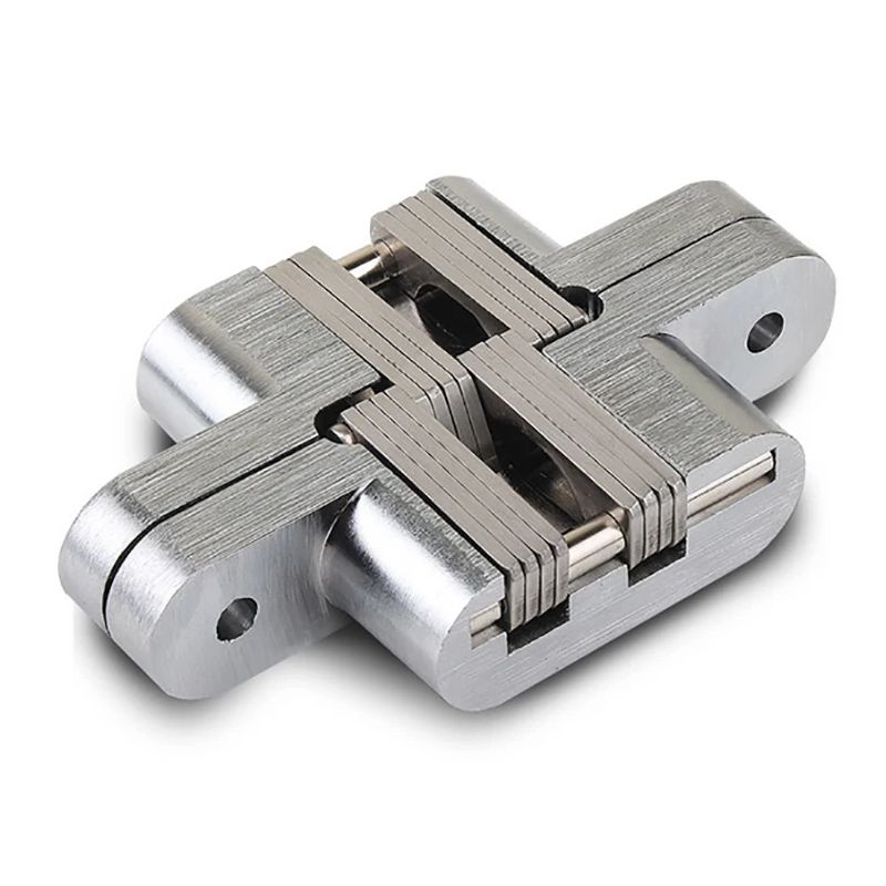 1PC Stainless Steel Hidden Hinges 180° Invisible Folding Window Door Hinge With Screws Furniture Hardware Accessories