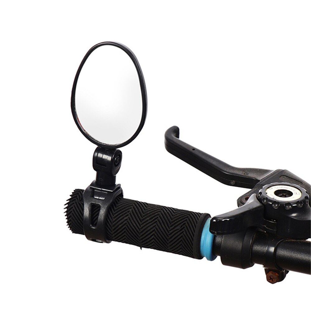 Bicycle Rearview Handlebar Mirrors Mountain Bike Cycling Rear View Mirror Wide Angle 360 Degree Rotate Mirror Bicycle Accessory: Oval