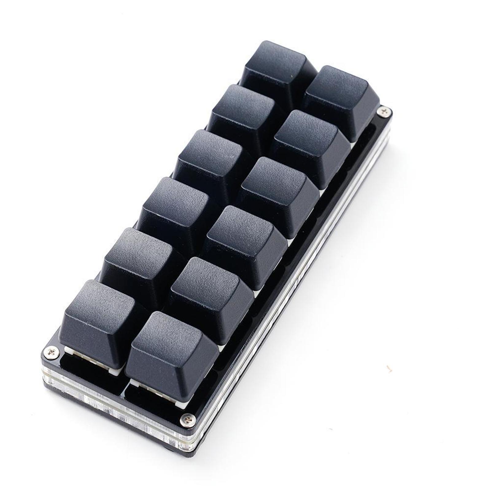 Mini teclado mecánico personalizado USB, 2/3/4/6/9/12/16/24 teclas, teclado para juegos, dispositivo Sayo, atajo, teclas programables Macro