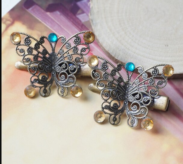 Vrouw Metalen Hair Clips Metal Haarspelden Pin Vintage Clip Barrette Zomer Accessoires Voor Haar Hoofddeksels: C98