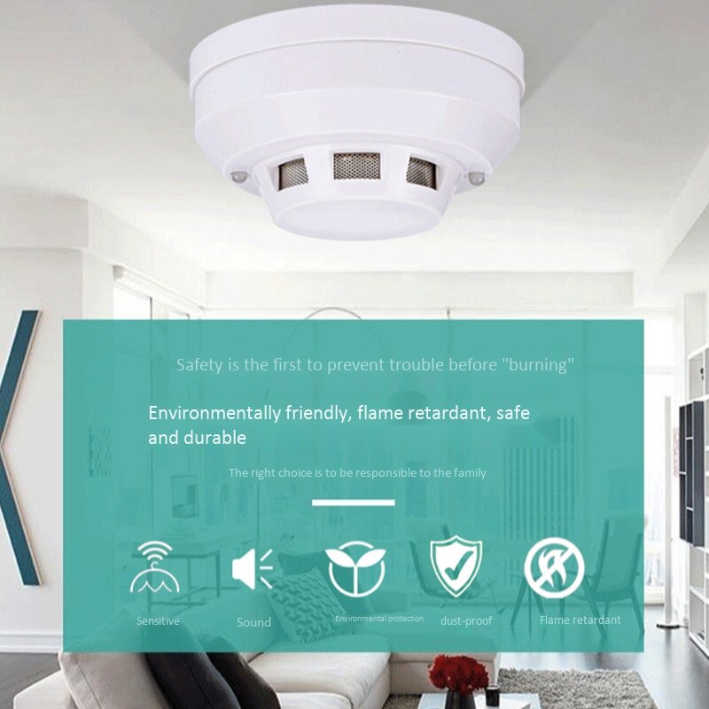 Bedrade Rookmelders Home Security Wired Alarmen Automatisch Herstel Met Relaisuitgang