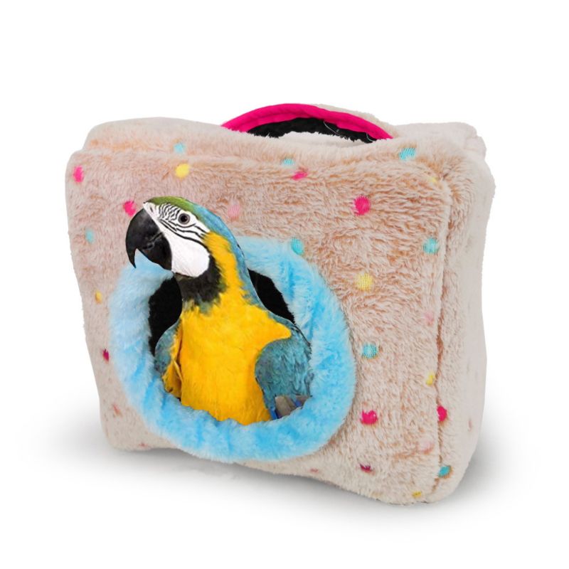 Hiver oiseau cabane tente perroquet suspendu nid Cage lit perroquets hamac perruche oiseau fournitures S/M/L tailles C42