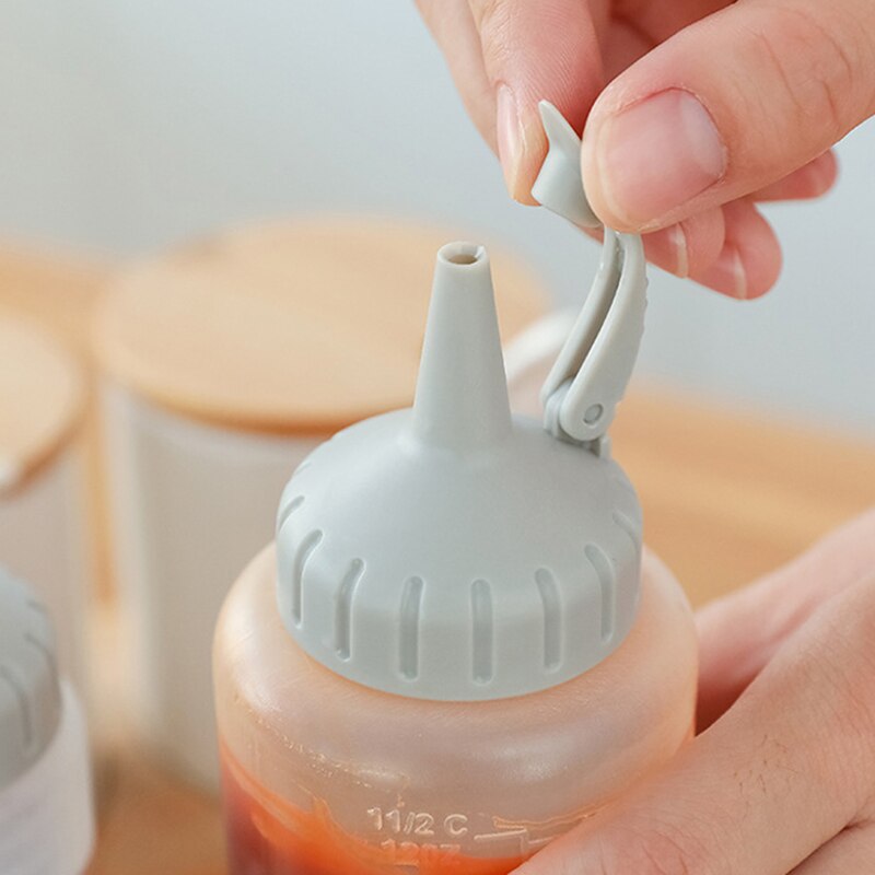 350ml/175ml Squeeze Sauce Bottle Kitchen Seasoning Squeeze Bottle Salad Ketchup Sauce Olive Oil Bottles Kitchen Cooking Gadgets