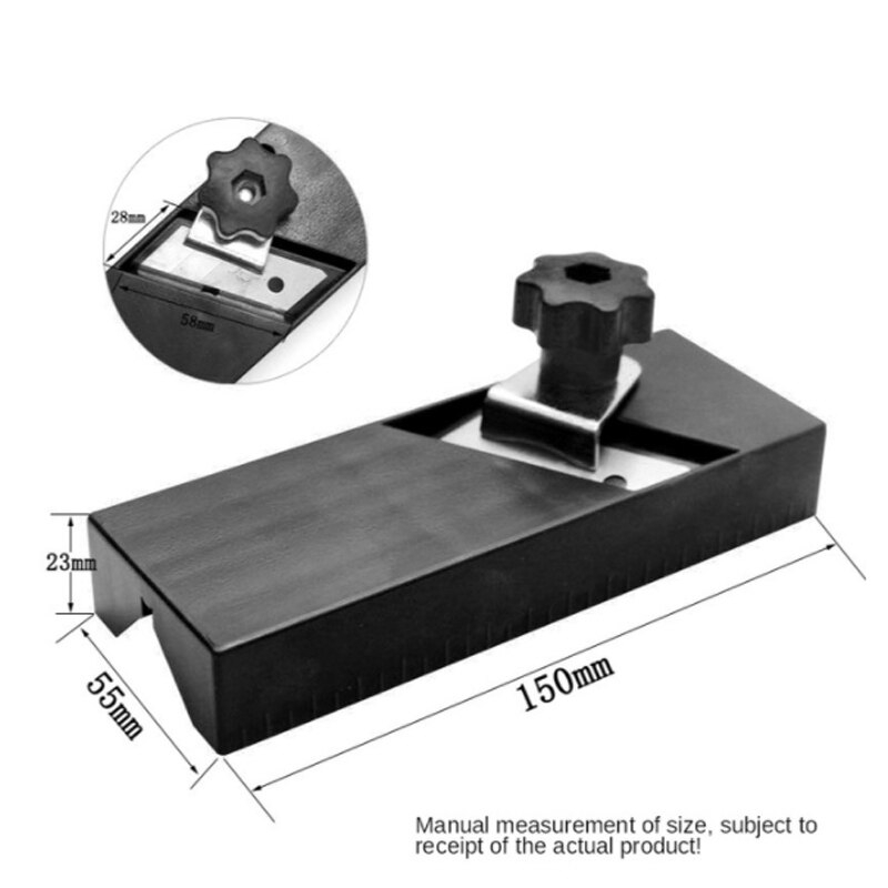 Multifunction Woodworking Edge Corner Plane 45 Degree Bevel Manual Planer Chamfering and Trimming Mini Hand Tool: Chamfer Plane-B