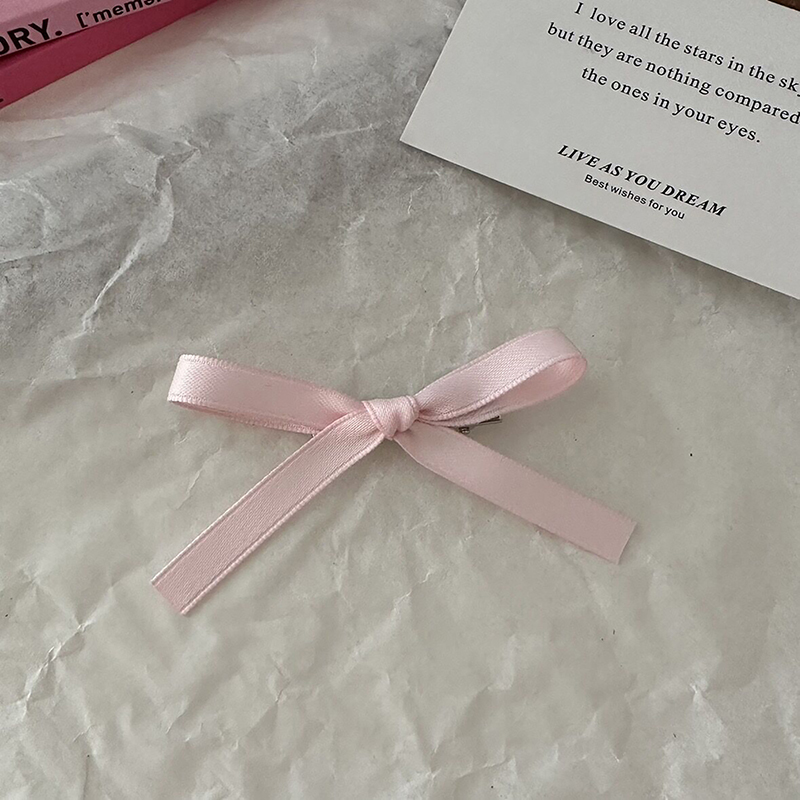 Horquilla con lazo pequeño para niña, Mini lazos para el pelo, accesorios para el cabello para niña: Multicolor