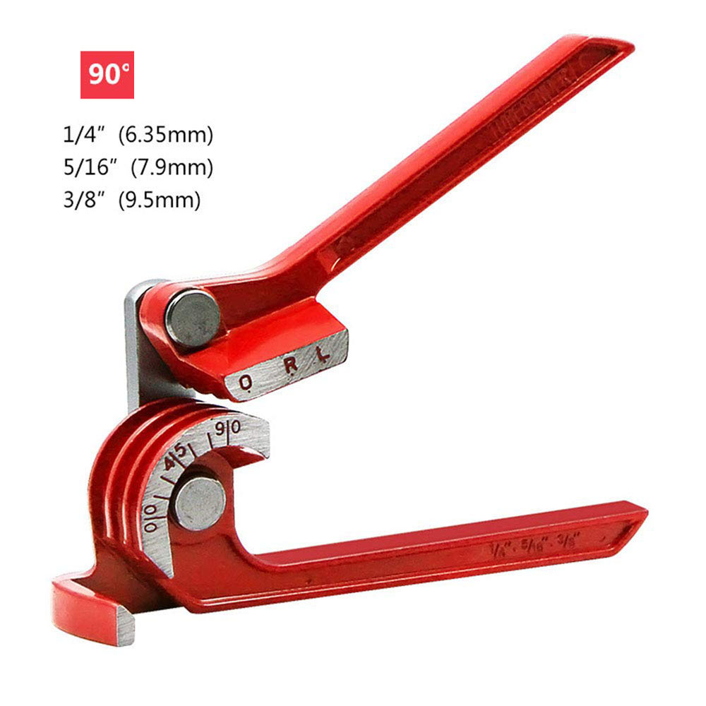 6/8/10mm Rohr Biegen Werkzeug schwer Pflicht Rohr Bieger Aluminium Legierung Schläuche Bieger Bremse Kraftstoff Linie geschwungene Zange 90/180 Grad