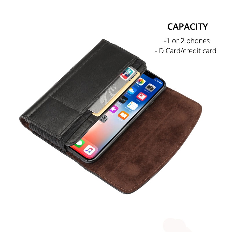 Doogee S88 Pro étui pour téléphone portable Blackview BV5500 Plus étui en cuir avec pince de ceinture et porte-carte pour Ulefone Armor X7