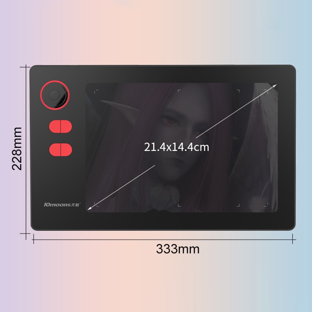 G20 Graphic Tablet 8192 Levels Digital Drawing Tablet with No need charge Pen Ultralight Grafische Tablet