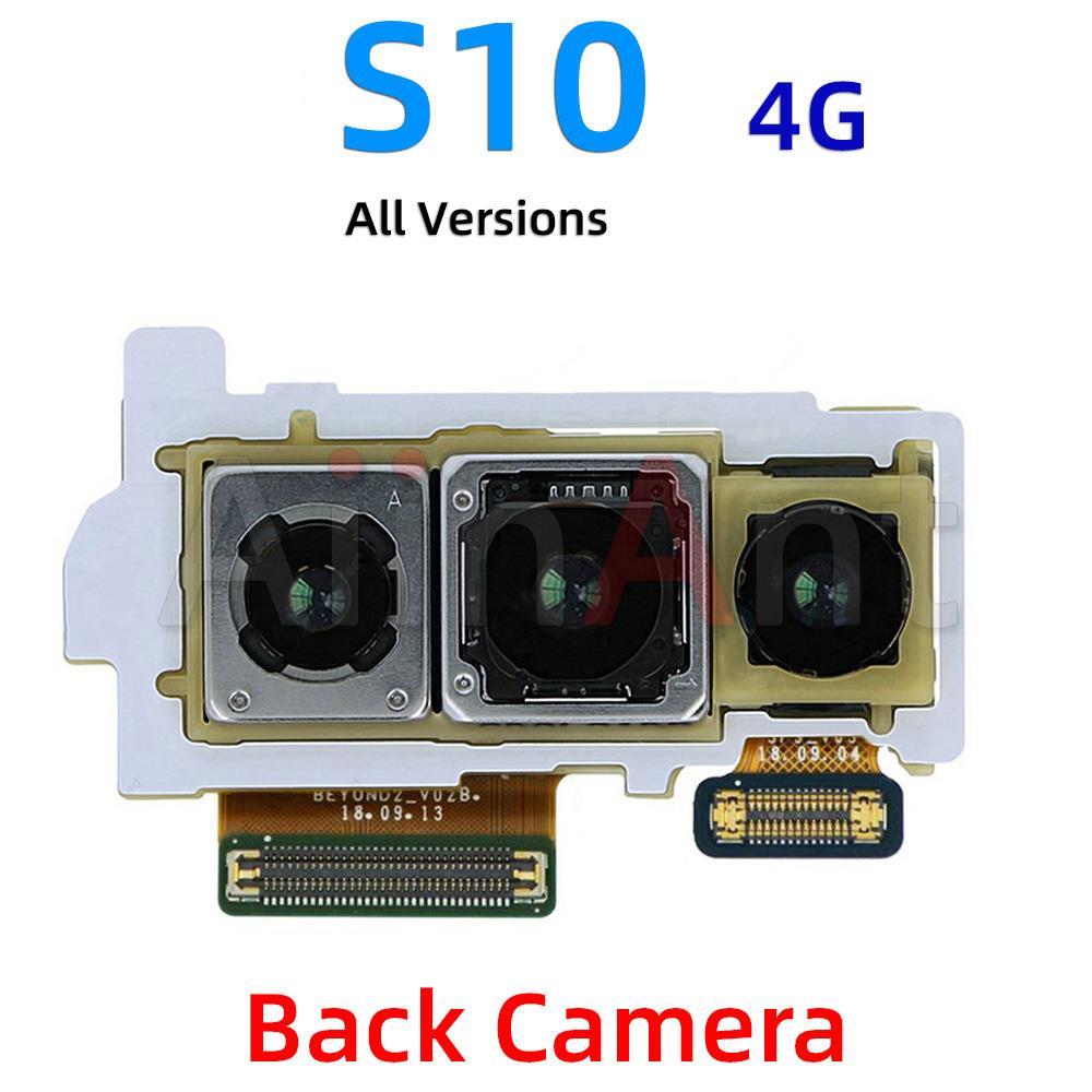 Originálny hlavný zadný fotoaparát pre samsung galaxy  s10 plus lite e  s10e g970 g973 g975 g977 g770 horný predný flex kábel fotoaparátu: S10 späť
