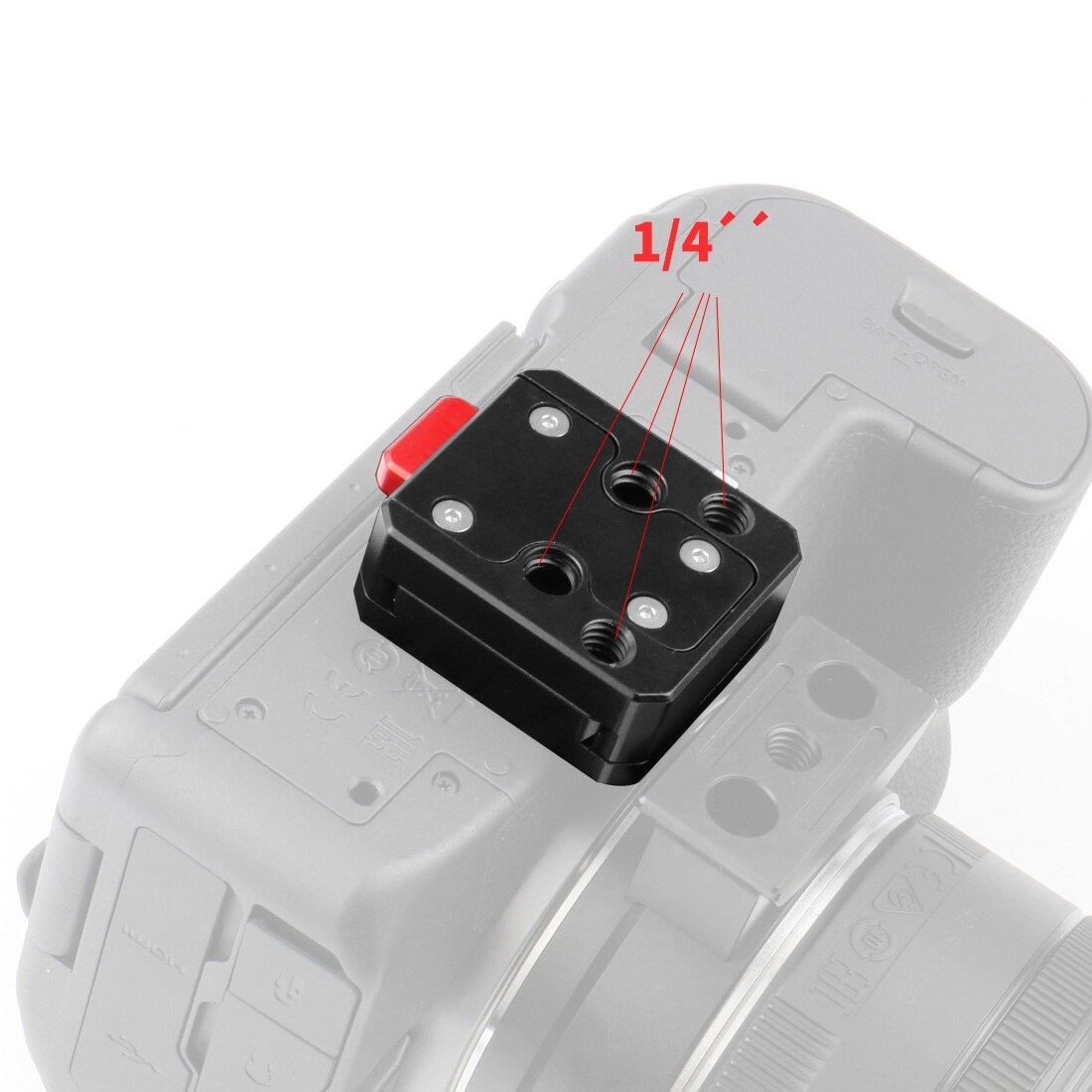 Universal Portable V Port Battery Mount QR Board Quick Release Plate DSLR Camera Stabilizer Tripod Photography Accessories