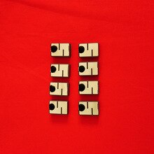 10 stks Metalen-slip elektronische label Micro-miniatuur RFID keramische elektronische label