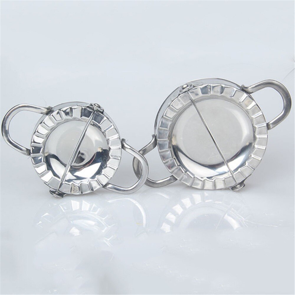 stainless steel manual hand dumpling mold pierogi dumplings maker machine jiaozi making diy device kitchen tools