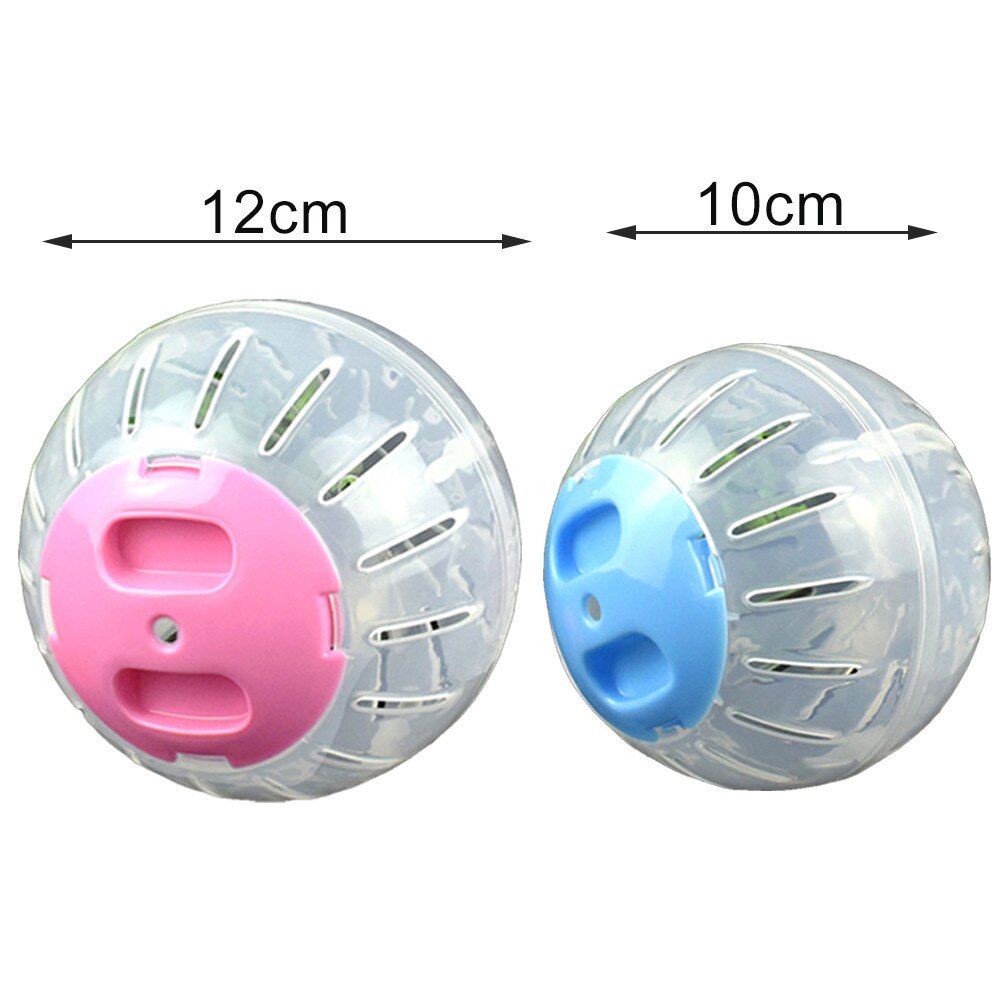 Kunststoff draussen Sport Ball Gummi-Verpackung Grounder Ratte Kleine Haustiere Nagetier Mäbenutzen Joggen Ball Spielzeug Hamster Rennmaus Ratte ÜSpund Bälle Spielen Spielzeug