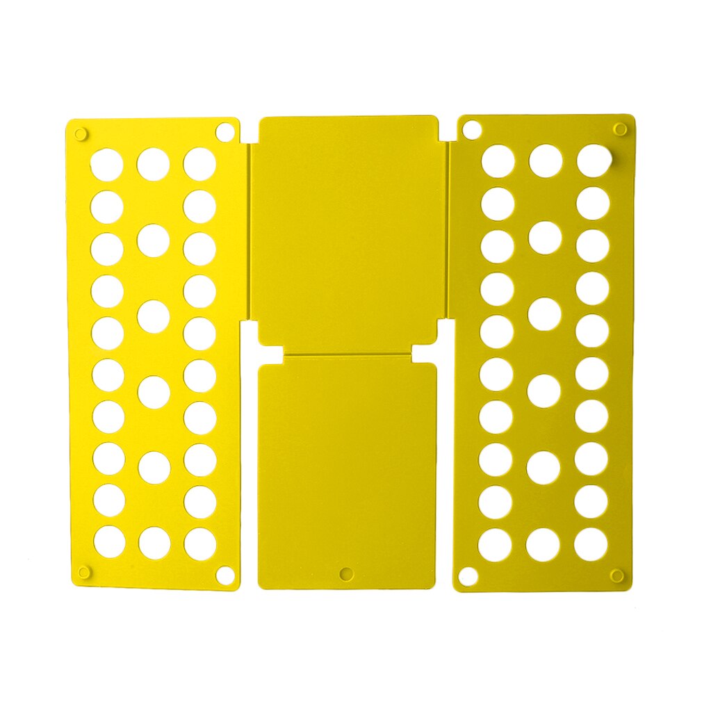 Magiczna deska robić składania ubrań, oszczędzająca czas, wielofunkcyjna koszulka, rozmiar dziecięcy, szybkie foldery, organizer, plastik robić prania, przechowywanie w domu: Żółty