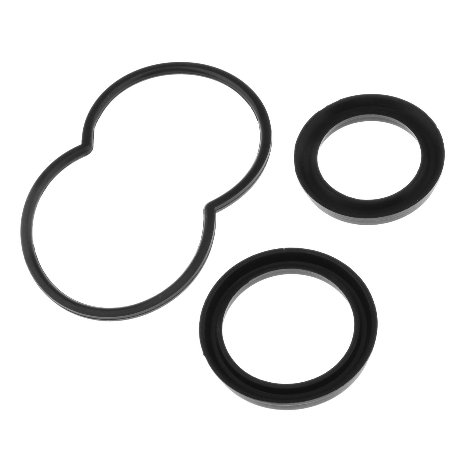 3 -Pack Seal Leak Repair Kit Car Accessories Replacements Parts 4" 2" 1.9" Black