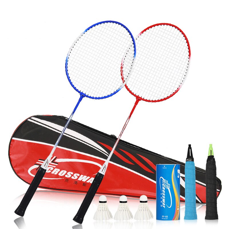 Beste Spanning Badminton Racket 2 Speler Badminton Rackets Set Met Draagtas
