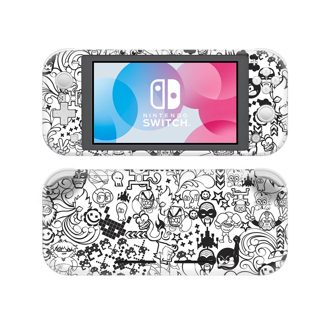 Pegatina de piel de vinilo de estilo grafiti para Nintendo Switch Lite, NSL película protectora, 15 estilos: Style 15