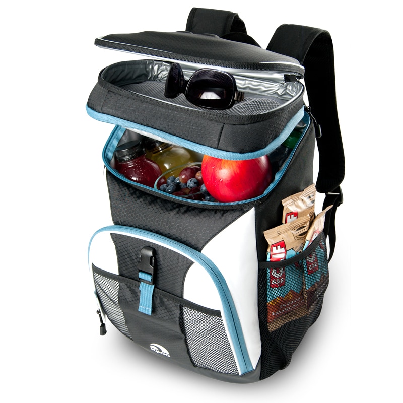 Mochila de pícnic de 12L, bolso de refrigeración para mantenimiento fresco, equipo de acampada, aventura al aire libre americana, gruesa, 5mm, aislante e impermeable