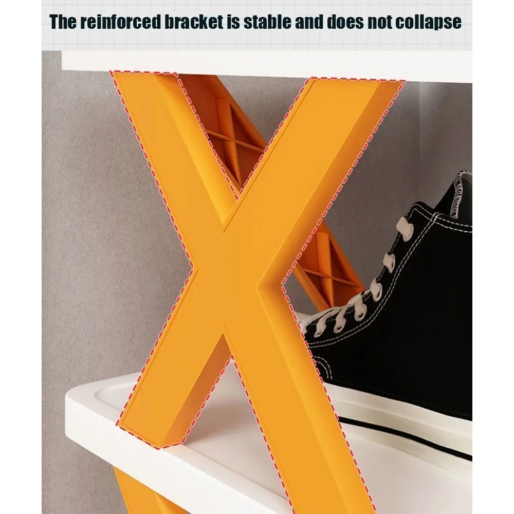 Estantes para zapatos, organizador de almacenamiento, estantes para zapatos desmontables, ahorra familia, estante para el hogar, estante para zapatos Simple multicapa, gabinete de Color