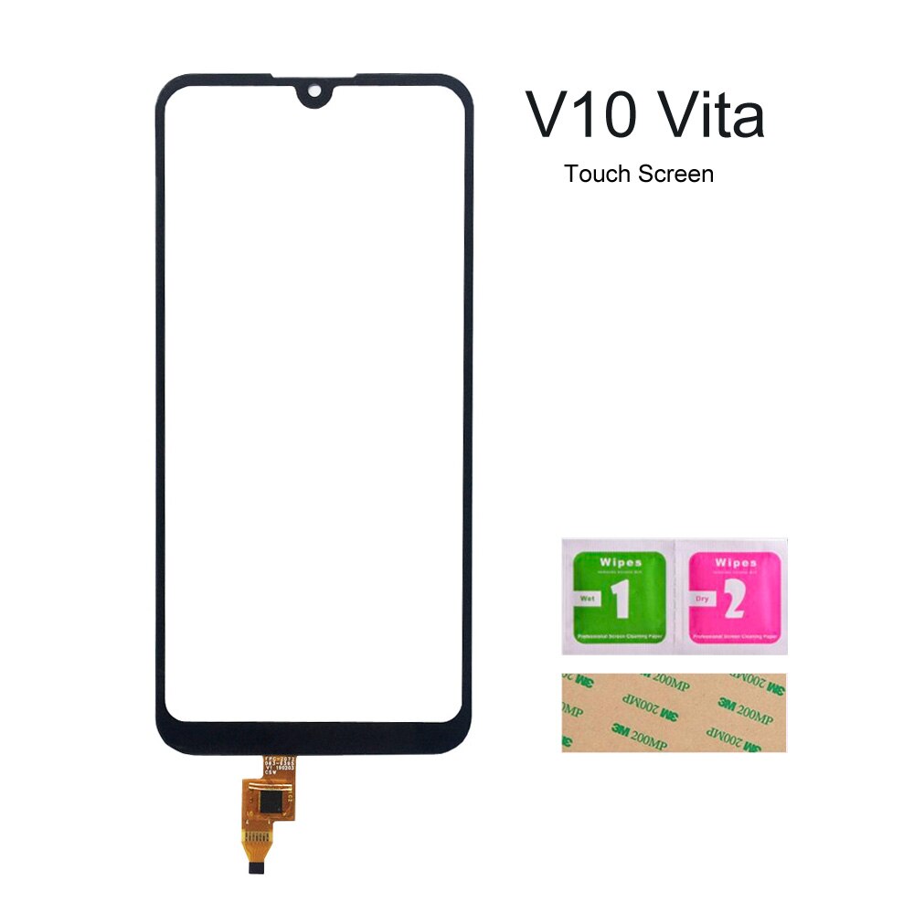 V10 Vita berühren Bildschirm Vorderseite Glas Sensor Für ZTE Klinge V10 Vita Handy, Mobiltelefon Touchscreen Digitizer Tafel Werkzeuge Montage Teile: schwarz