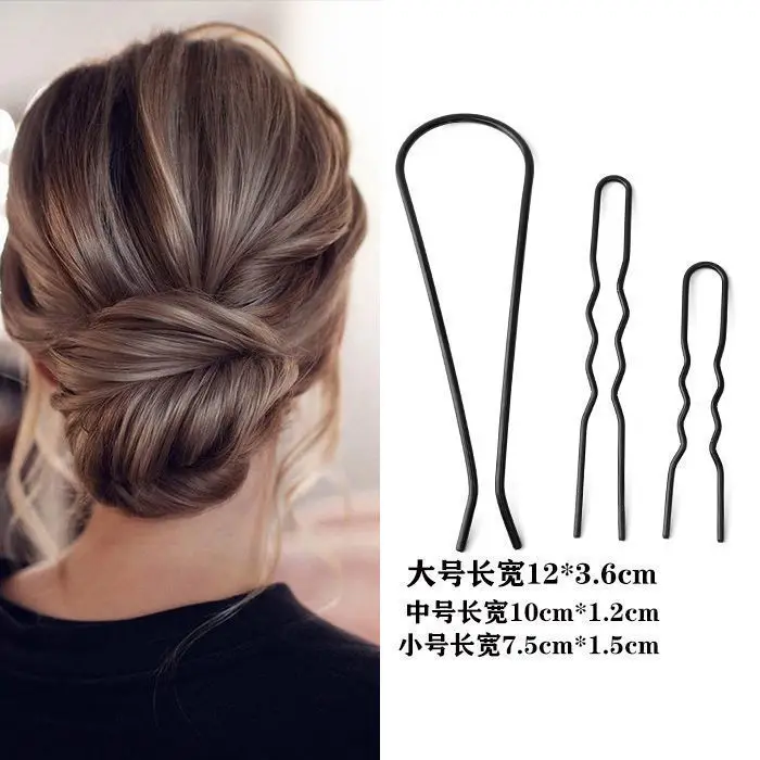 Peine de horquilla de estilo coreano para mujer, herramienta de peinado de Simple, horquilla trenzada, Clip de pelo rizado, adorno: Amarillo claro