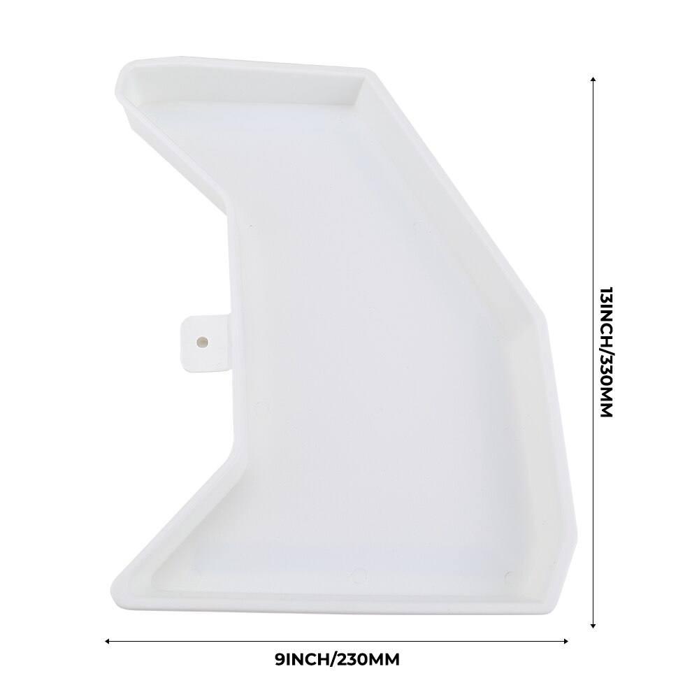 KEMIMOTO White/Red Front Side Storage Box Tool Case For UTV Polaris RZR PRO XP 4 Models for Polaris RZR Pro XP 4