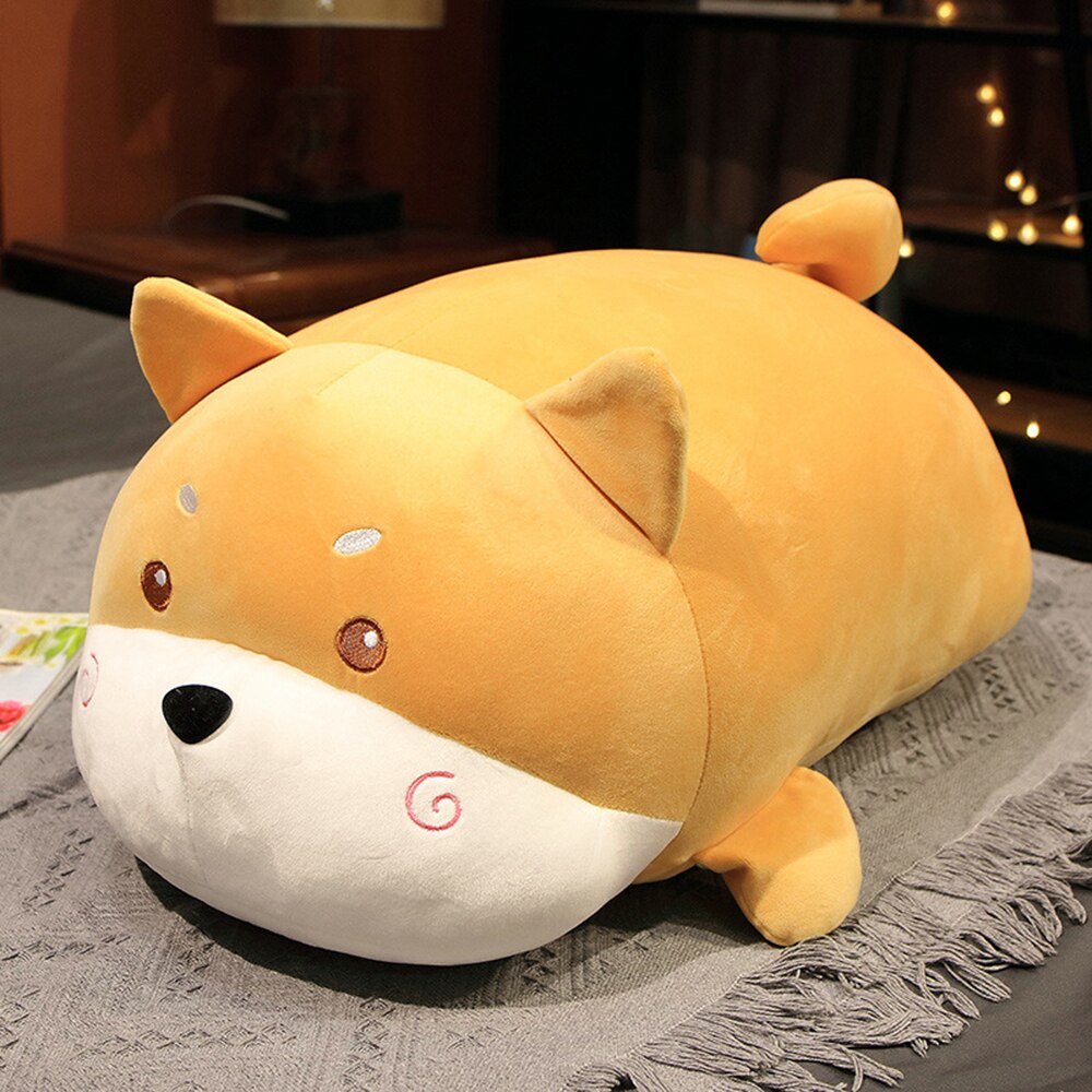 Adorable Dog Plush Doll Soft Stuffed Toy Kid Hugging Pillow 50cm Comfortable for Kids Girls Pacify Rag Toy EIG88: Yellow