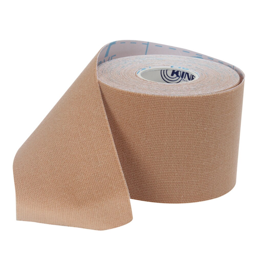 5M * 2.5Cm Kinesiologie Tape Atletische Spier Ondersteuning Sport Physio Therapeutische Tape Elastische Sport Bandage Spier Sport Veiligheid: Khaki