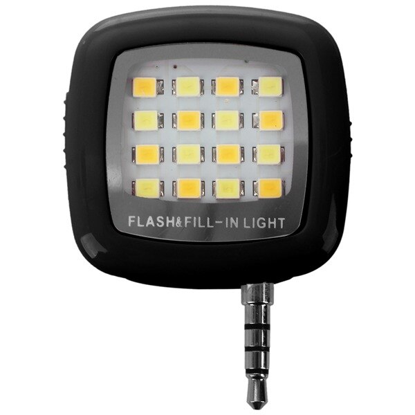 3.5mm Smart Selfie 16 LED Camera Flash Fill Light For Mobile Phone IOS Android iphone 6 5 S samsung JETTING: Default Title