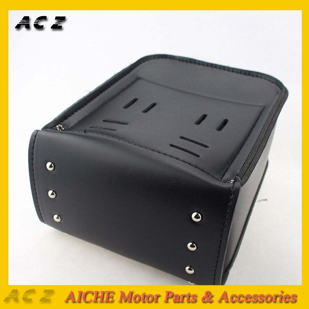 Motorcycle Saddle Bags Cruise Vehicle Leather Side Tool Tail Head Bag Luggage Borsello Universal for Harley Yamaha Kawasaki