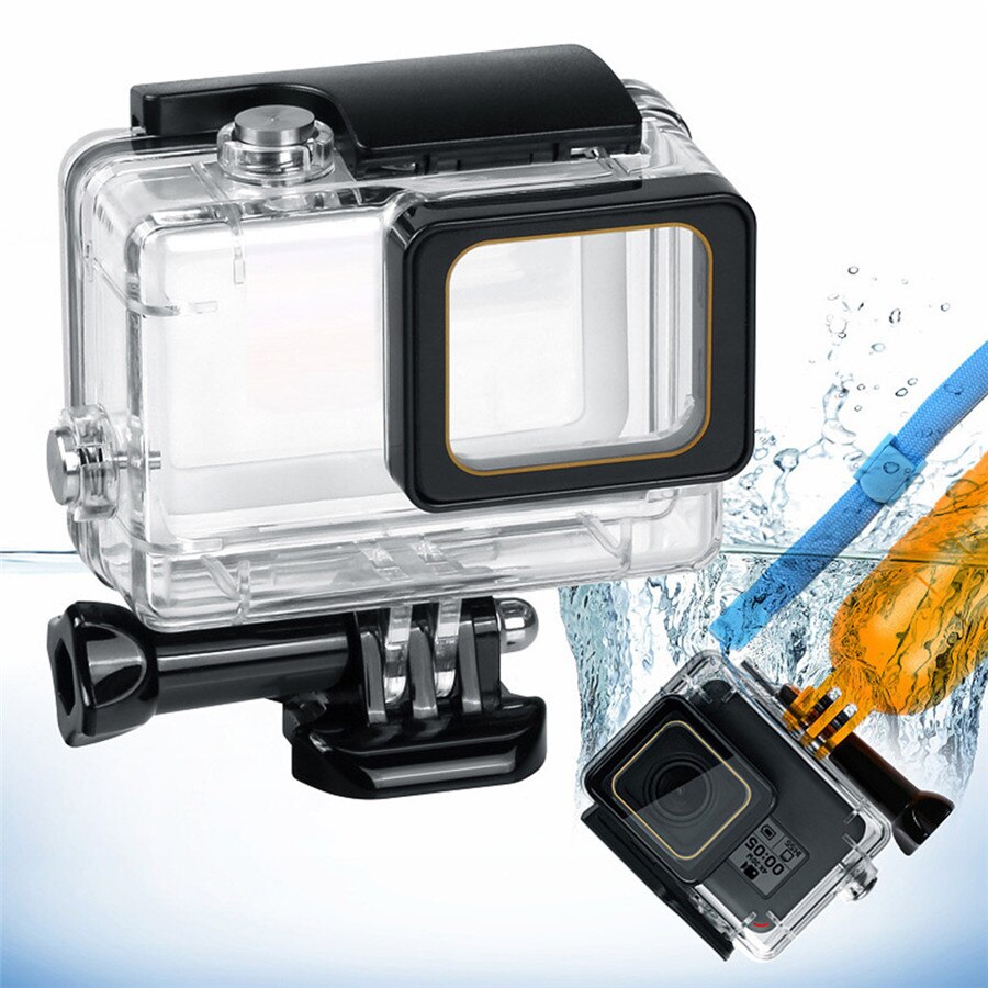Gopro camera waterproof case Hero6 / 5 waterproof case, coated with optical film, waterproof film and high transmittance coating