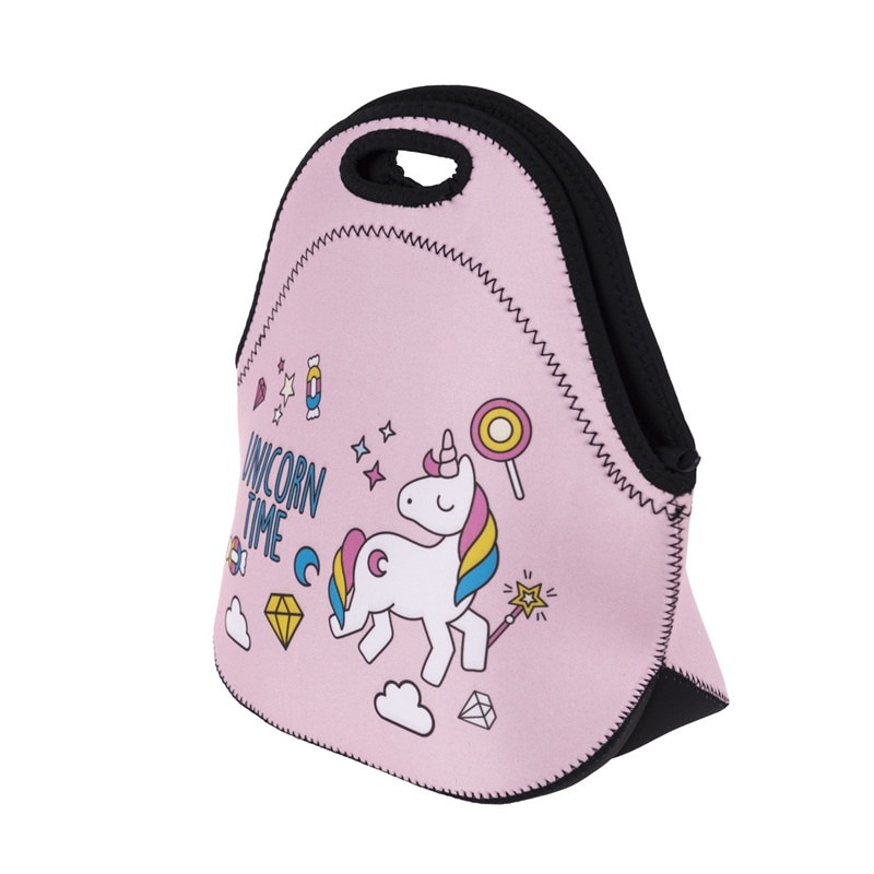 Thermal Insulated 3d Print Neoprene Lunch Bag for Man Women Kids Lunch Bags Cooler Insulation Lunch Box Food Bag
