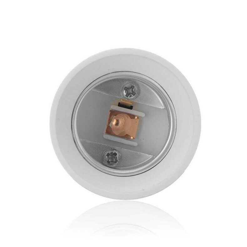 E17 to e26 e27 konverter pbt hus kobber kontakt led pære fatning holder adapter forlænger konverter skift