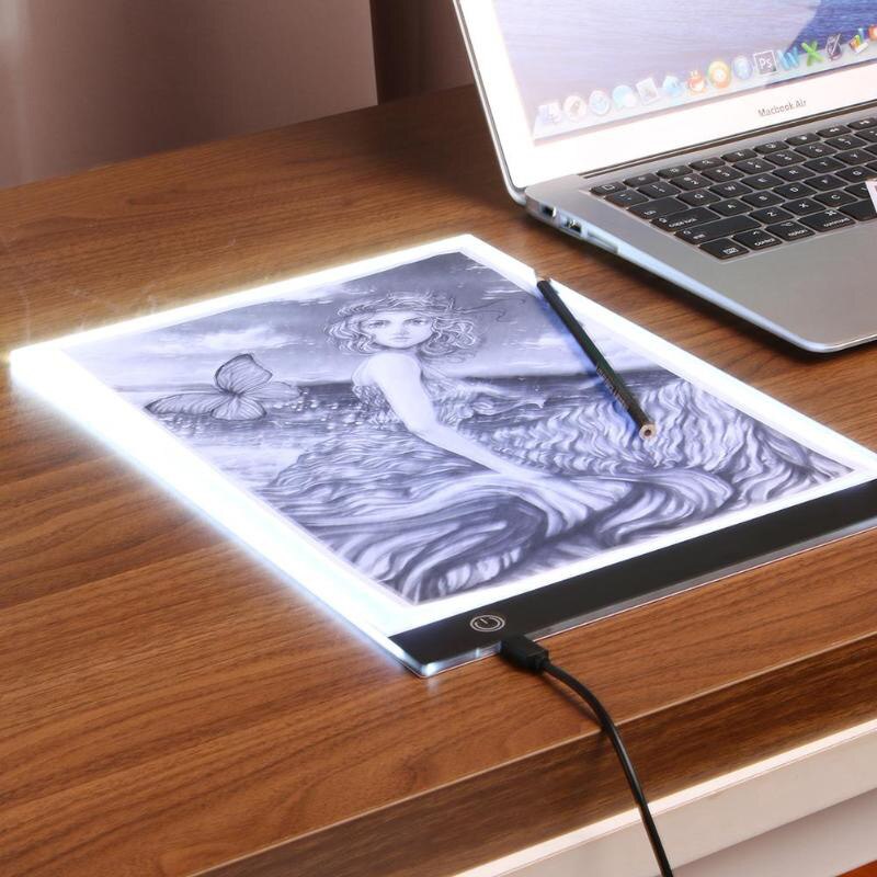 Tablette de broderie à trois niveaux, format A3 A4/A5, Protection des yeux plus facile pour peinture au diamant, outils et accessoires