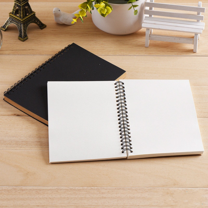 1PCS Sketchbook Diary Drawing Painting Graffiti Small 12*18cm Soft Cover Blank Paper Notebook Memo Pad School Office Stationery