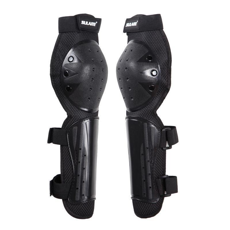 JUS 4pcs/set Elbow Knee Sleeve Pad Flexible Adjustable EVA Foam PE Shell Arm Leg Protective Guard