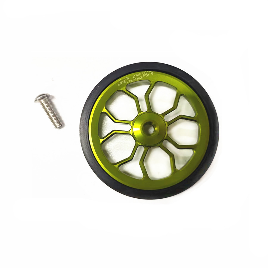 Litepro 3D Hollow 80mm Easy Pushing Wheels Spider Large Easy Wheel Modified sealed Bearing Wheel For Brompton Folding Bike: Light Grey