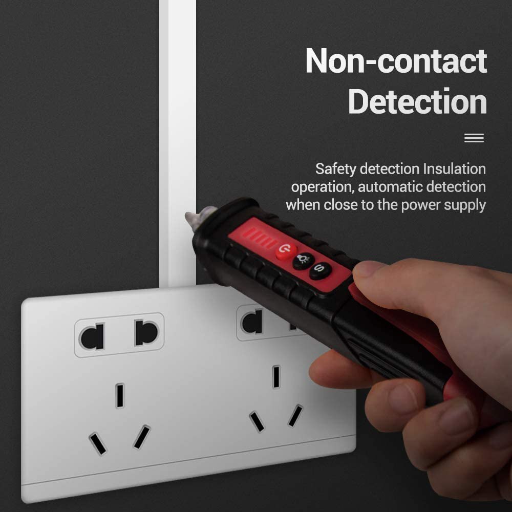 Non-Contact Voltage Detector Electrical Tools Voltage Tester AC Voltage Meter Breakpoint Finder 12-1000V