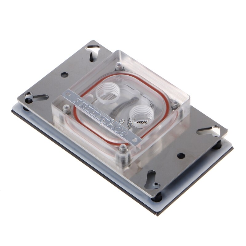 CPU Acrylic Top Water Cooling Block Sprayable Liquid Block With Channel For AMD