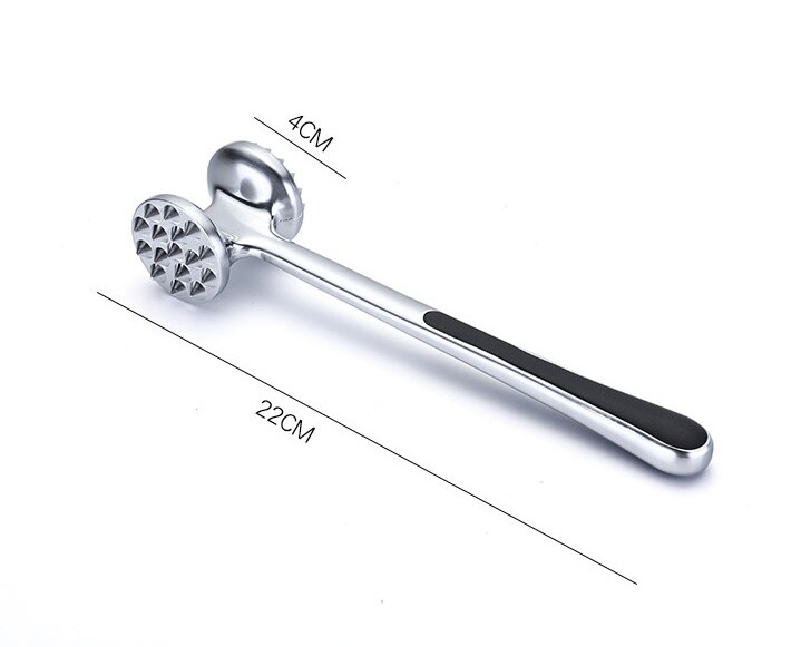 Zinc Alloy Meat Hammer Loose Meat Hammer Pork Chop Steak Hammer Pork Floss Tender Meat Hammer Kitchen Tools