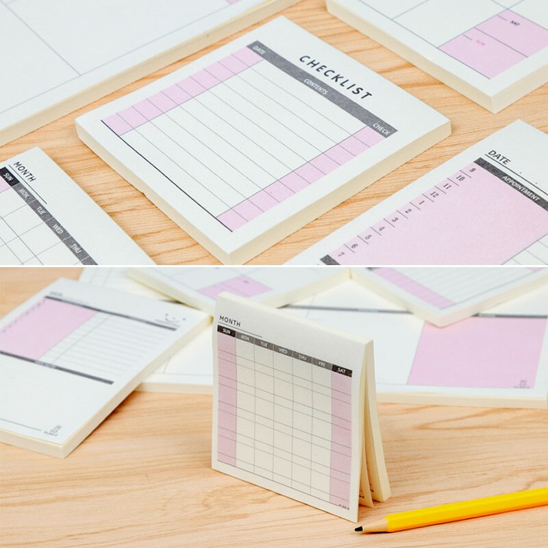 Cute Kawaii Weekly Monthly Work Planner Book Diary Agenda Dokibook For Kids School Supplies